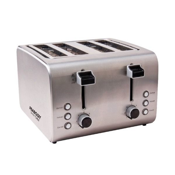 TOSTADORA PEABODY 4 BAHIAS INOX PE-T8520