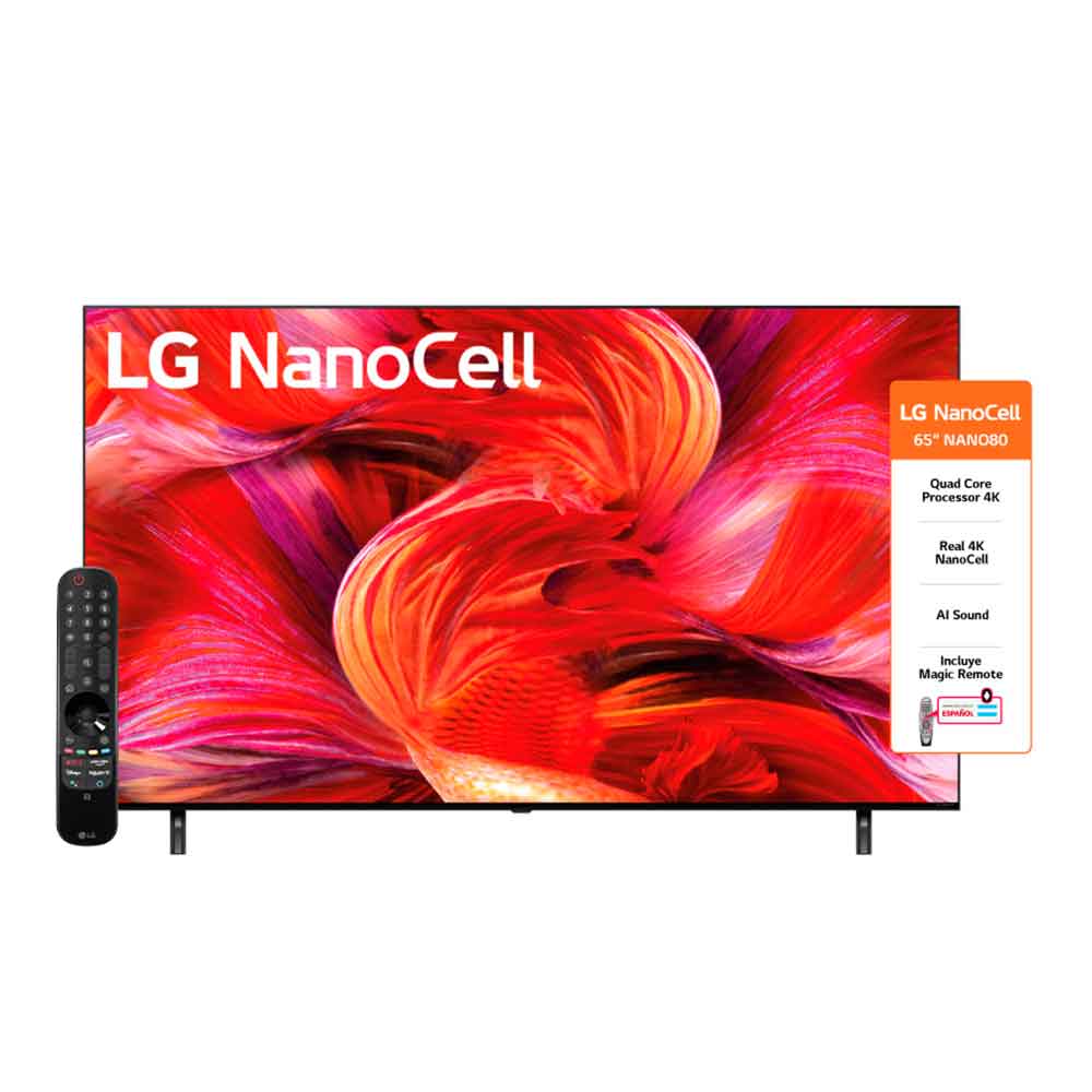 TV LED LG 65" SMART 4K NANOCELL 65NANO80