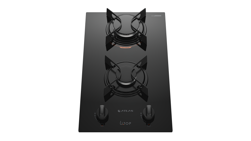 COCINA ATLAS COOKTOP 2H DOMINO U-TOP GLASS