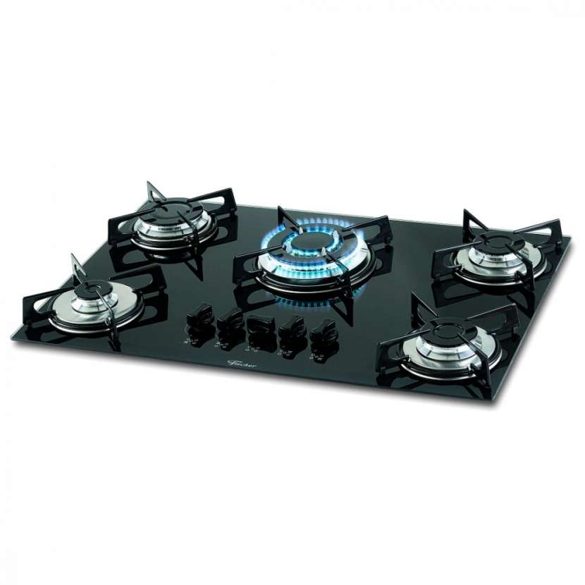 ANAFE FISCHER INFINITY 5H GAS TRIPLE LLAMA INOX