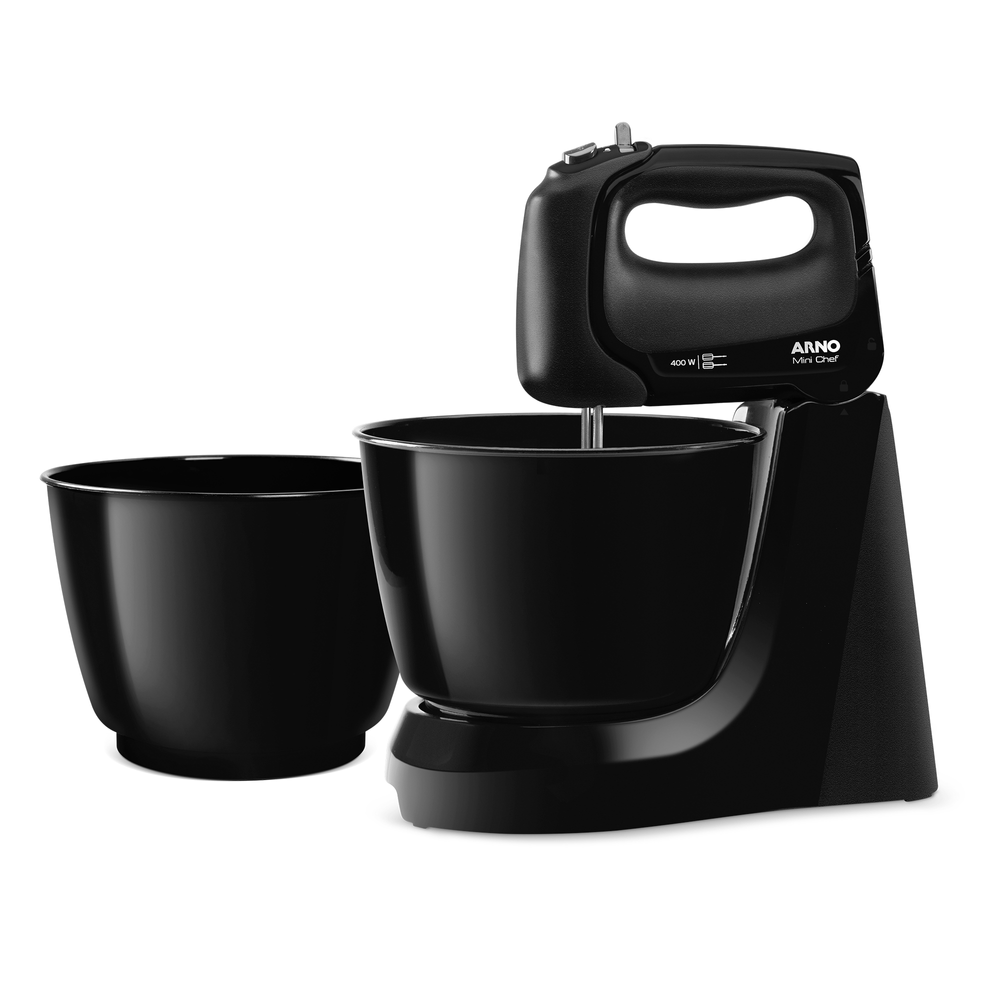 BATIDORA ARNO H11 MINI CHEF 4V. 2 BOWLS NEGRO